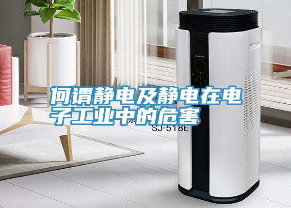 何謂靜電及靜電在電子工業中的危害