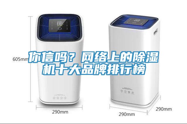 你信嗎？網(wǎng)絡上的除濕機十大品牌排行榜