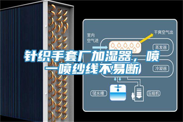 針織手套廠加濕器，噴一噴紗線不易斷