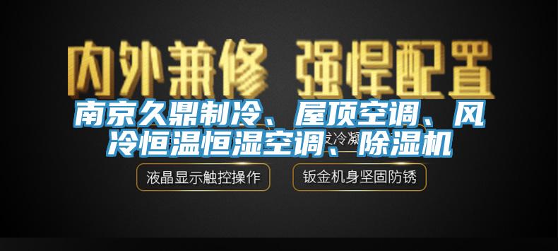 南京久鼎制冷、屋頂空調、風冷恒溫恒濕空調、除濕機