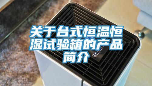 關于臺式恒溫恒濕試驗箱的產品簡介