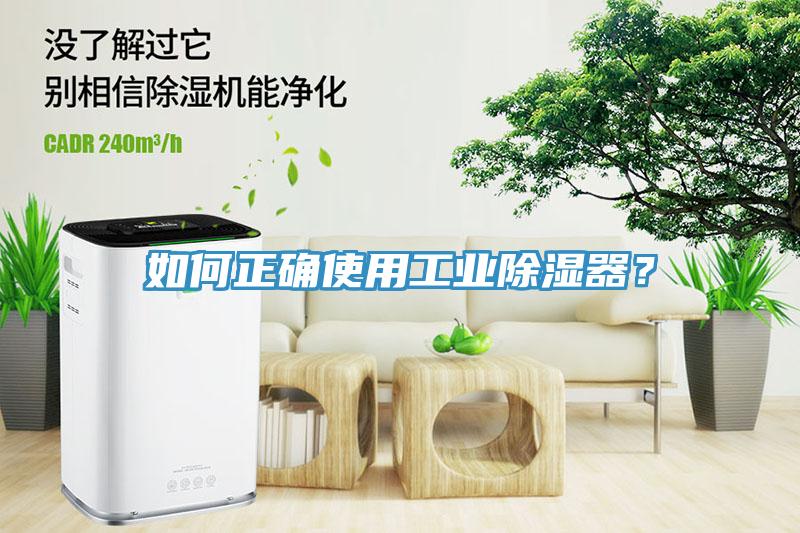 如何正確使用工業除濕器？