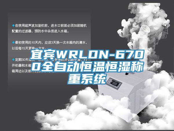 宜賓WRLDN-6700全自動恒溫恒濕稱重系統(tǒng)