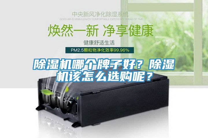 除濕機哪個牌子好？除濕機該怎么選購呢？